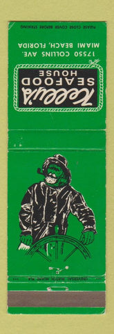 Matchbook Cover - Kelly's Seafood House Miami Beach FL WEAR