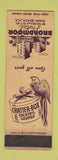 Matchbook Cover - Broadmoor Hotel Miami Beach FL Chatter Box WEAR