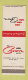 Matchbook Cover - Crown Hotel Miami Beach FL