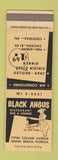 Matchbook Cover - Black Angus Restaurant Miami Beach FL