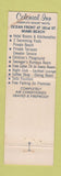 Matchbook Cover - Colonial Inn Motel Miami Beach FL