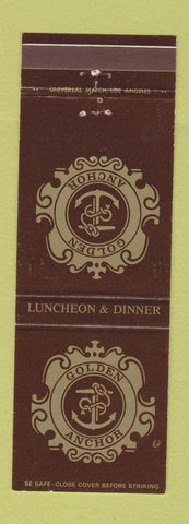 Matchbook Cover - Golden Anchor Restaurant Panorama City CA