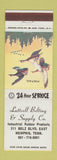 Matchbook Cover - Luttrell Belting Supply Memphis TN