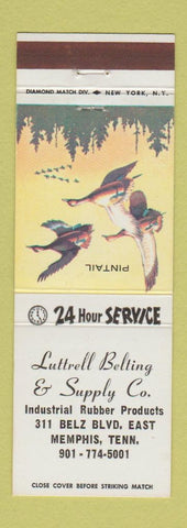 Matchbook Cover - Luttrell Belting Supply Memphis TN