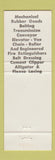 Matchbook Cover - Luttrell Belting Supply Memphis TN