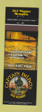 Matchbook Cover - Captain Bilbo's River Restaurant Memphis TN