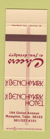 Matchbook Cover - Benchmark Hotel Memphis TN