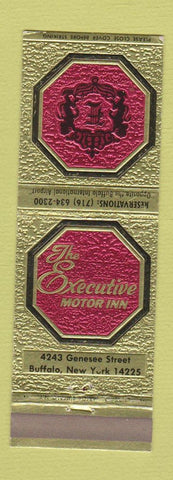 Matchbook Cover - The Executive Motor Inn Buffalo NY