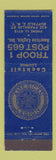 Matchbook Cover - American Legion Troop Post Buffalo NY