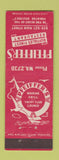 Matchbook Cover - Pfeiffer's Restaurant Buffalo NY