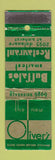 Matchbook Cover - Oliver's Restaurant Buffalo NY WEAR