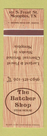 Matchbook Cover - The Butcher Shop Steak House Memphis TN