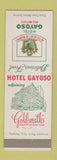 Matchbook Cover - Hotel Gayoso Memphis TN