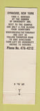 Matchbook Cover - Mohawk Motor Inns Syracuse Buffalo Rochester NY