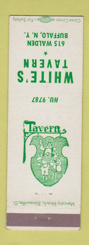 Matchbook Cover - White's Tavern Buffalo NY