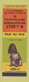 Matchbook Cover - MJ Kelly Deli Grocery Buffalo NY Cocker Spaniel