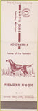 Matchbook Cover - Hotel Olds Lansing MI hunting dog
