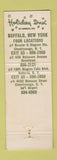 Matchbook Cover - Holiday Inn Buffalo NY Christmas Cheektowaga Amherst