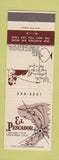 Matchbook Cover - El Pescador Restaurant Costa Mesa CA