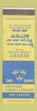 Matchbook Cover - Three Crowns Swedish Smorgasbord Huntington Park CA