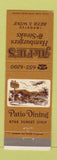 Matchbook Cover - Alfie's Hamburgers Steaks West Hollywood CA