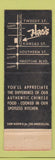 Matchbook Cover - Hao's Chinese Restaurant South Gate CA