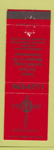 Matchbook Cover - Cross Roads Restaurant Fountain Valley CA