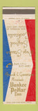 Matchbook Cover - Yankee Pedlar Inn Toluca Lake CA