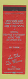 Matchbook Cover - La Flor De Mexico Mexican Food Long Beach CA