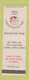 Matchbook Cover - Mr Steak La Habra CA