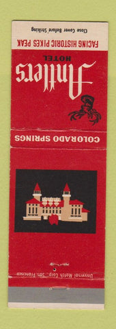 Matchbook Cover - Antlers Hotel Colorado Springs