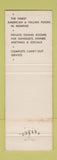 Matchbook Cover - Bomarito's Pete & Sam's Italian Memphis TN