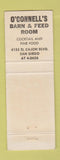 Matchbook Cover - O'Connell's Barn Feed Room San Diego CA