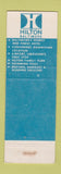 Matchbook Cover - Hilton Hotel Baltimore MD