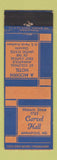 Matchbook Cover - Carvel Hall Annapolis MD hotel WEAR