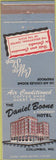 Matchbook Cover - Daniel Boone Hotel Columbia MO