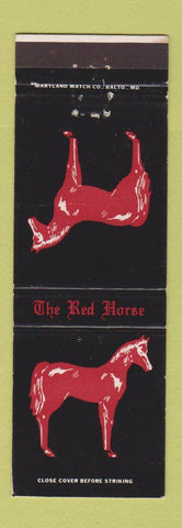 Matchbook Cover - The Red Horse Steak House Hagerstown MD