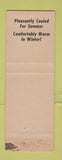 Matchbook Cover - Wenada Hotel Wenatchee WA