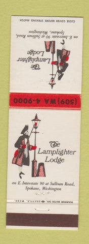 Matchbook Cover - Lamplighter Lodge Spokane WA
