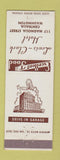 Matchbook Cover - Lewis and Clark Hotel Centralia WA
