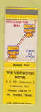 Matchbook Cover - Best Western Norwestern Motel Mount Vernon WA