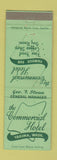 Matchbook Cover - Commercial Hotel Yakima WA