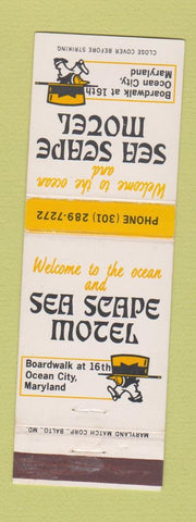 Matchbook Cover - Sea Scape Motel Ocean City MD