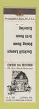 Matchbook Cover - Open Hearth Restaurant La Plata MD WEAR