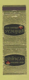 Matchbook Cover - Phineas Prime Rib Rockville MD