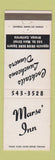 Matchbook Cover - Marse Inn Orange CA