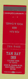 Matchbook Cover - Tam Ray Inn San Diego CA billiards