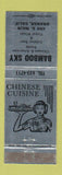 Matchbook Cover - Bamboo Sky Chinese Food Orange CA WEAR