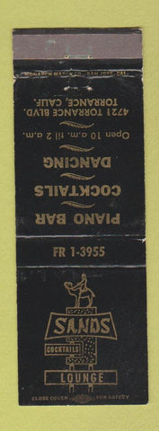 Matchbook Cover - Sands Cocktail Lounge Torrance CA