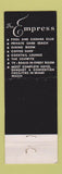 Matchbook Cover - Empress Hotel Miami Beach FL